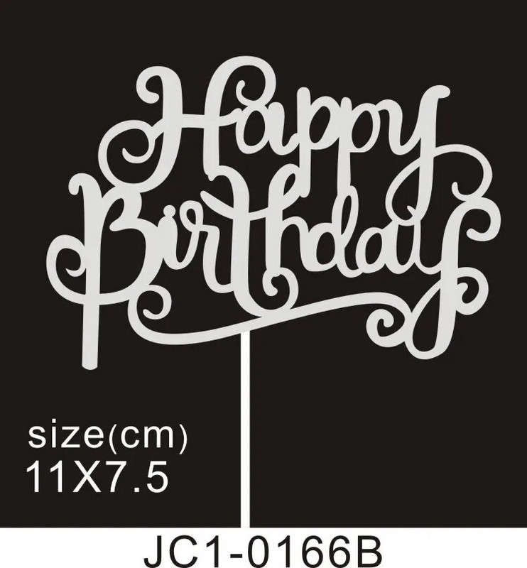 50 tk. Palju õnne sünnipäevaks koogikatted Sädelevad kartongist Baby Shower Lastepeo Teed Kaunistused Koogikaunistustarvikud