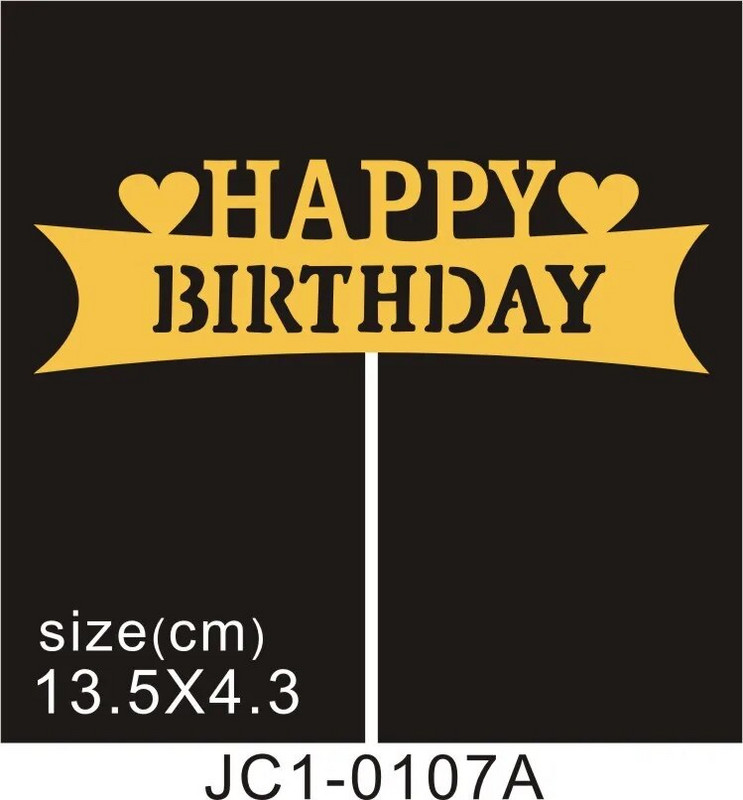 50 tk. Palju õnne sünnipäevaks koogikatted Sädelevad kartongist Baby Shower Lastepeo Teed Kaunistused Koogikaunistustarvikud