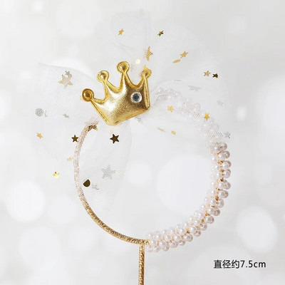 Tortadíszítés Gyöngycsipke körbefutó vas toll Boldog születésnapot Plug-In baba születésnapi parti Valentin napi desszert Öltözködés