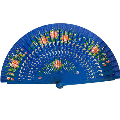 Tantsiv lehvik Erksavärviline kokkuklapitav ventilaator Mitmeotstarbeline tantsiv trükkimine Puit Hispaania käsi lehvik Kodukaunistus kaunistused