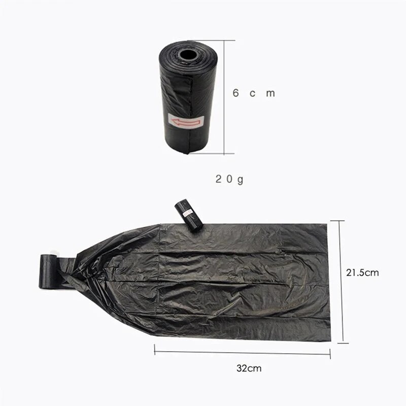 15 vnt./Suvyniojami naminių gyvūnėlių šiukšlių maišeliai Išmatų surinkimo maišelis šunims Išmatų surinkimo maišelis katėms Išmatų surinkimo maišeliai