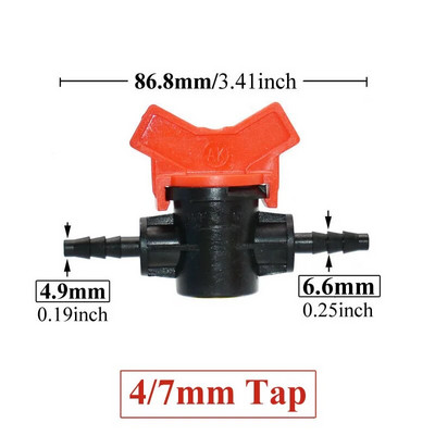 4/8/10/12/16/20/25 mm Žarnos strypo mini vožtuvas 1/2 3/4 colio sriegis x 1/4 3/8 1/2 3/4 1 colio sodo čiaupų jungtys Pe vamzdžių jungtis