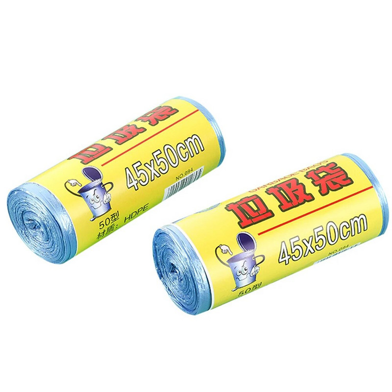 Praktične mini plastične vrećice za smeće, jednokratna vrećica za smeće za dom, 20 komada po roli, jednostavno i brzo upravljanje otpadom