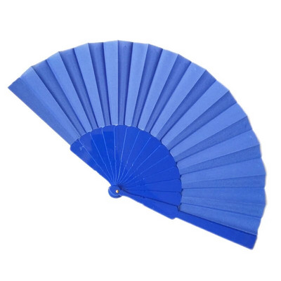 【JA SAM VAŠI OBOŽAVATELJI】Sklopiva plastična lepeza od tkanine od kostiju Lepeze u boji slatkiša Jednobojna ručna plesna lepeza u kineskom stilu