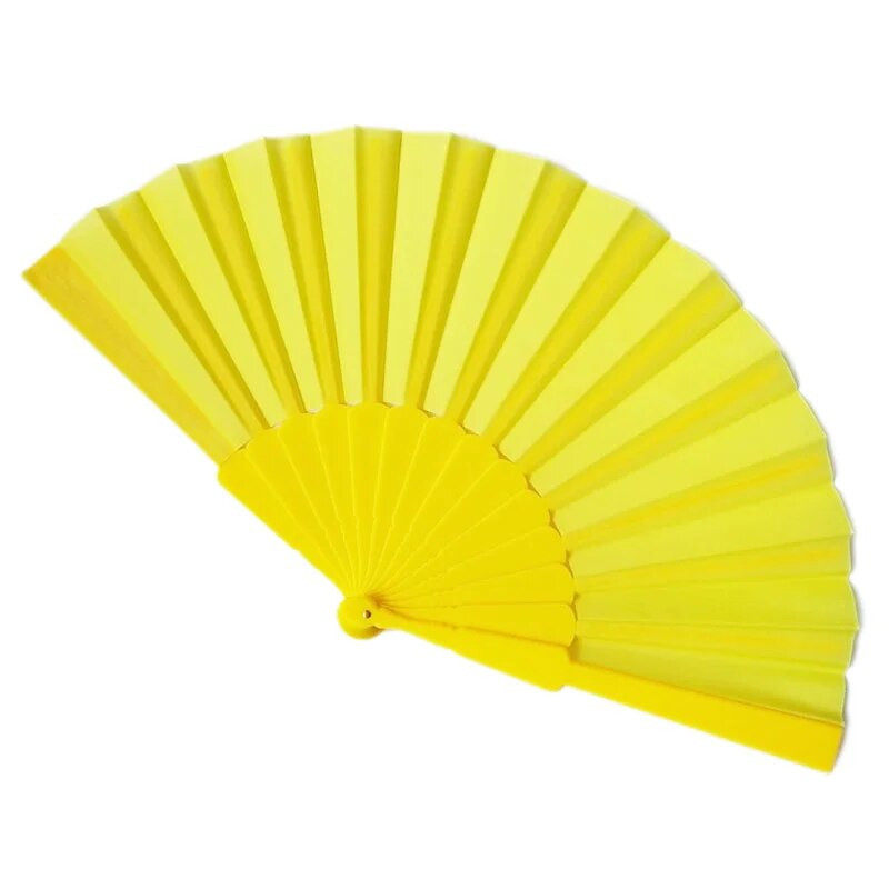 【JA SAM VAŠI OBOŽAVATELJI】Sklopiva plastična lepeza od tkanine od kostiju Lepeze u boji slatkiša Jednobojna ručna plesna lepeza u kineskom stilu