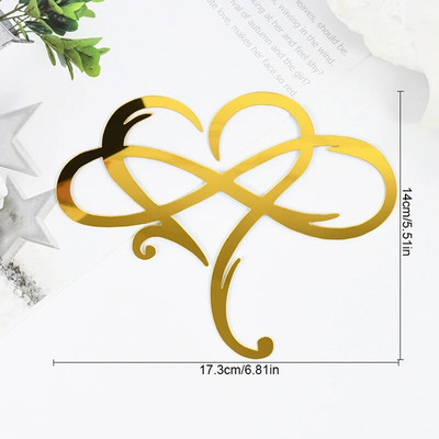 1P Heart Love kullast akrüülist koogi pealistükk pulmakoogi sisekujundus sõbrapäeva sünnipäevapeo sünnipäevapeo magustoidu koogi pealistükid