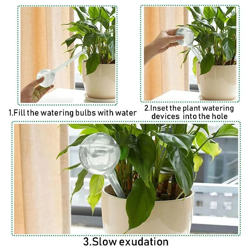 5/10 tk. Automaatsed taimede kastmissibulad Isekastmiskerapallid Veeseadme tilgakastmissüsteem aia lilletaimede jaoks