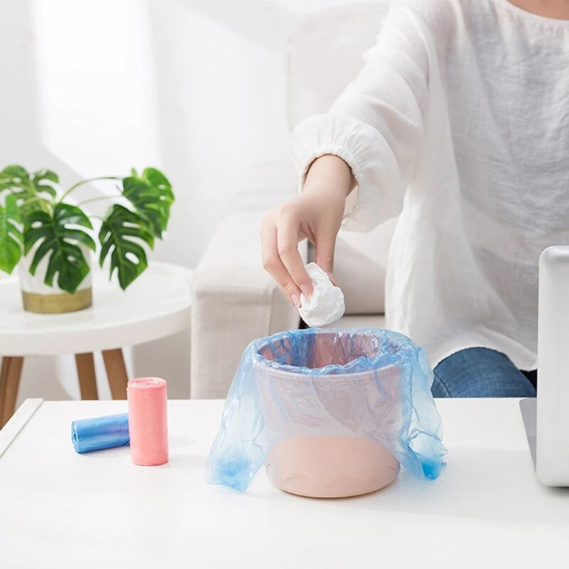 30 kom/rola Thicken Desktop Male vreće za smeće Kućanski automobil Mini jednokratne plastične vreće za smeće Vreća za smeće