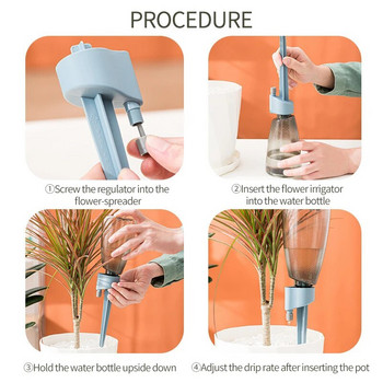 Комплекти за самонапояване Поливане на растения Капково напояване Автоматични поилки Включени саксии Автоматично устройство за капене на вода Стайно цвете