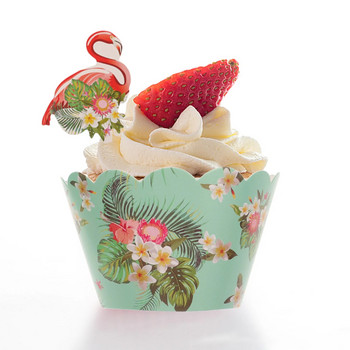 12/24/48бр Торта Cupcake Cake Topper Wrapper Muffin Cupcake Форма за печене Cake Decor for Baby Shower Birthday Holloween Decoration
