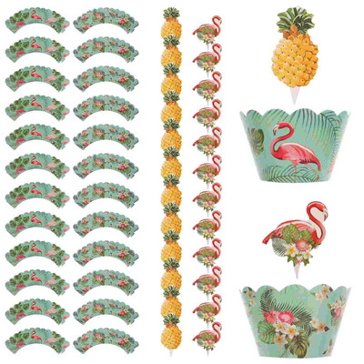 12/24/48 vnt Tortas Cupcake Cake Topper Įvynioklis Blynai Cupcake Kepimo Formos Torto dekoras, skirtas Kūdikių Vakarui Gimtadienio Holloween dekoravimui