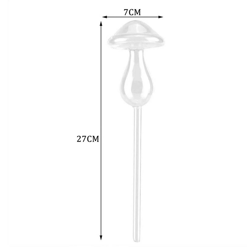 1db átlátszó gomba alakú automata öntözőhagymák csepegtető öntözőrendszer kerti növényöntöző készülékek virágcserepek