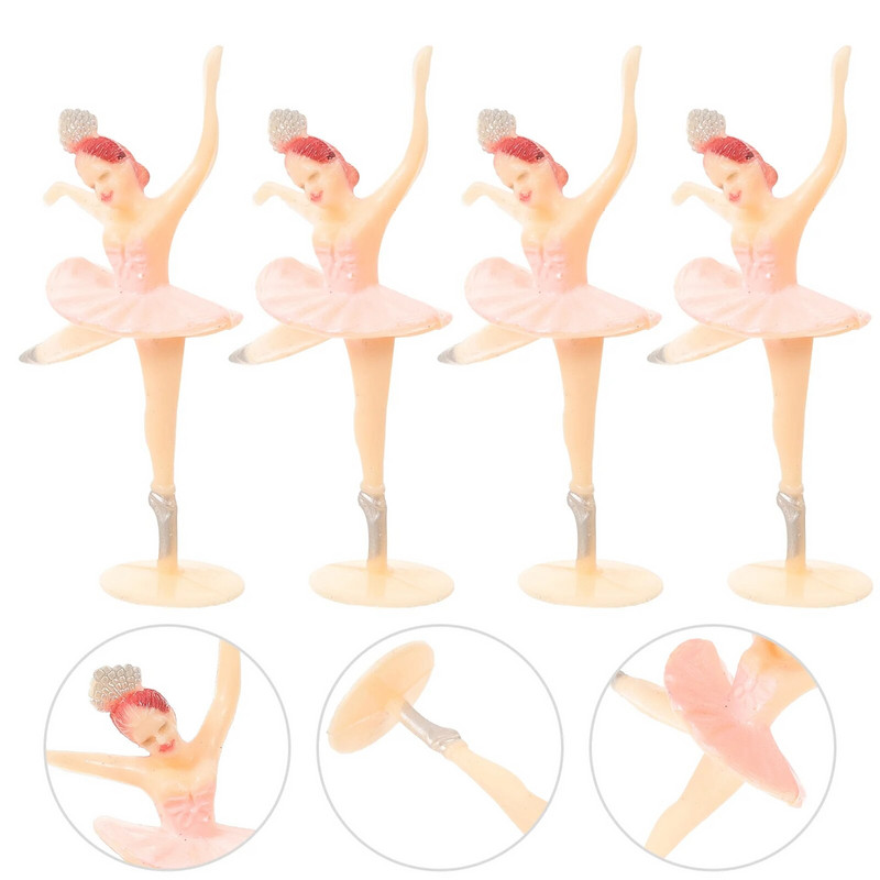 Figurină Mini Ballet Girl Jucării de balerină în miniatură pentru ghiveci sau grădina cu zâne