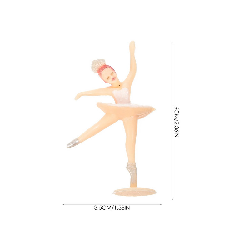 Figurină Mini Ballet Girl Jucării de balerină în miniatură pentru ghiveci sau grădina cu zâne