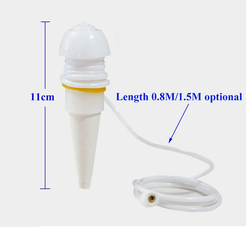 2 db kerámia önöntöző tüskék, automata csepegtető öntöző víztartó kerti zöldséges kerti csepegtető öntözőrendszerhez