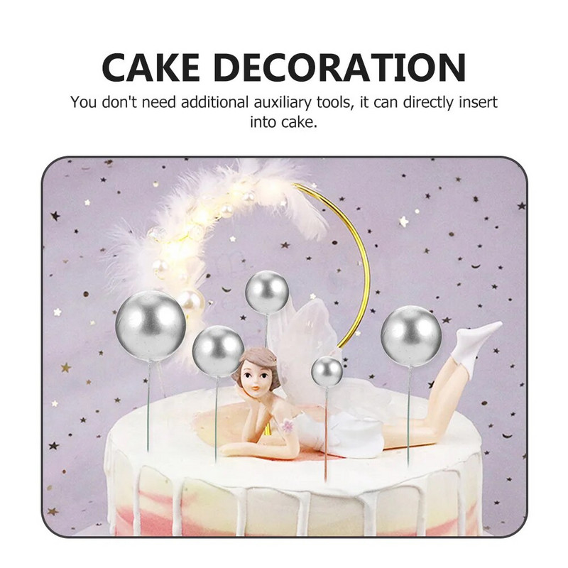 Pallid Koogipealsed Koogitükid Kaunistuspall Sünnipäevakooki Vahtpall DIY Koogivahetükk Kaunistus Koogi Aksessuaar