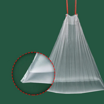Nymph Drawstring Затварящи се торби за боклук Домакински преносими консумативи за съхранение на боклук за еднократна употреба Кухня Големи удебелени торби за боклук