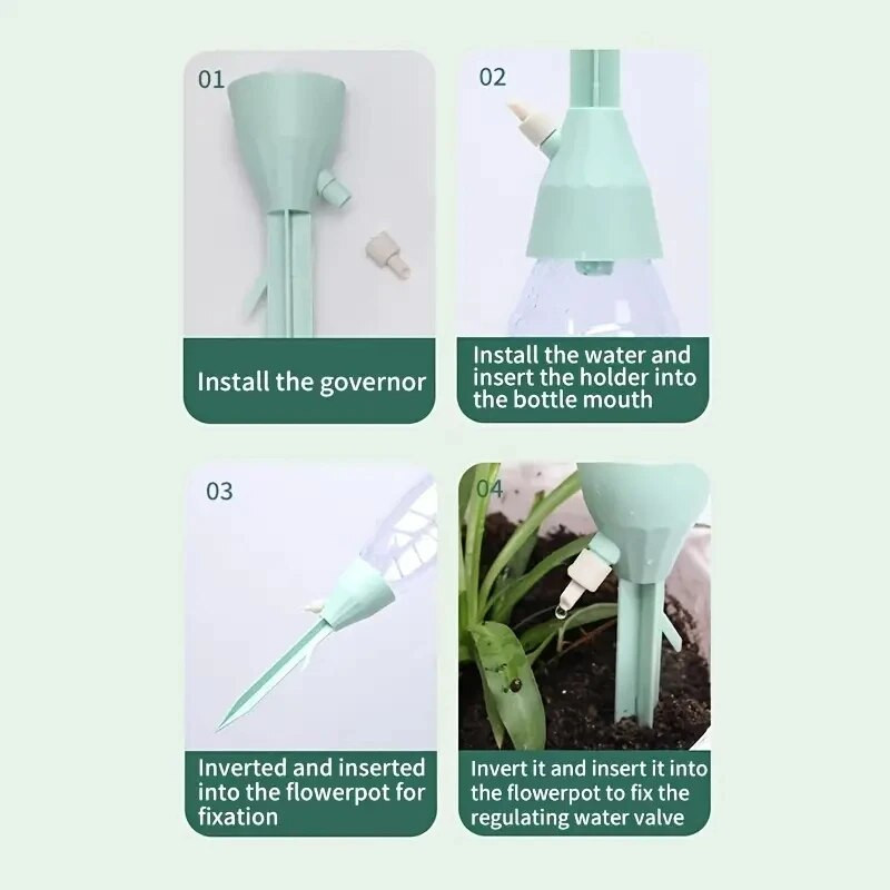 3/6 vnt Savaime laistomi smaigaliai Buitinis laikmatis automatinis laistymo įrenginys Lašelinio laistymo sistema Lauko vazoniniai augalai Sodo įrankis