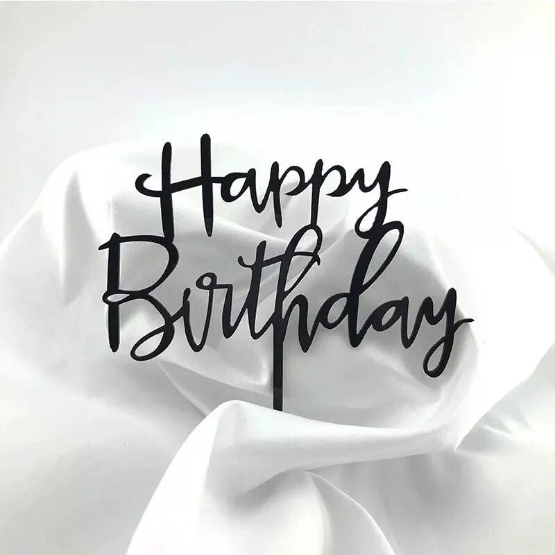 Uus palju õnne sünnipäevaks tordipealne Küpsetamine Magustoittort Sisekujundus Tassikoogi pulm Sünnipäevapeo kaunistused beebiõhtu koogitops