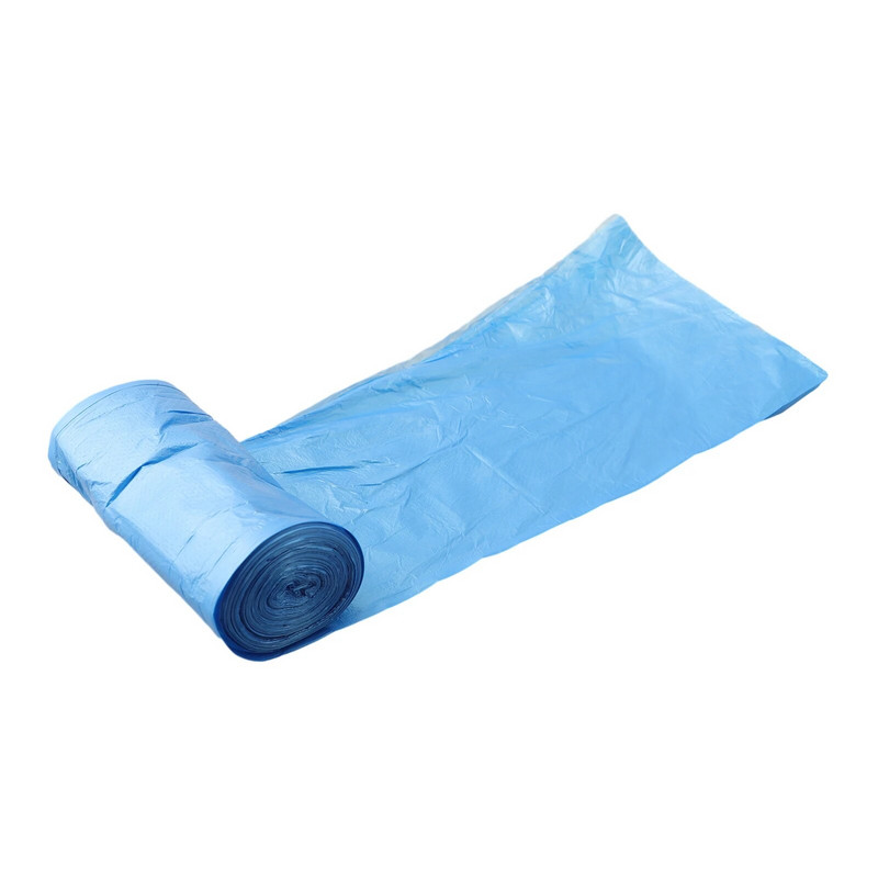 1 tekercs 45x45 cm-es mini vastagított eldobható műanyag kis szemeteszsákok szemeteszsákok háztartási szemeteszsákok tisztító hulladékzsákok