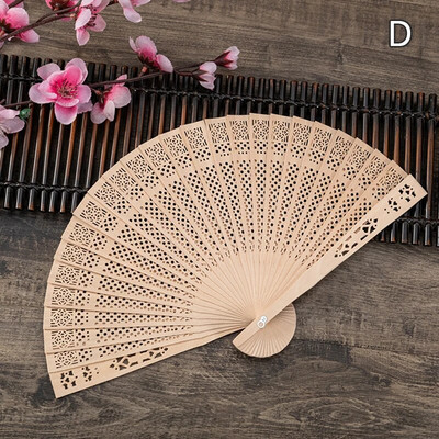 1 tk Hiina käeshoitav lehvik puidust volditud lehvikud lõhnastatud pulmapeo kingitus bambusest lehvikust pulmapeo kaunistus käsitöö