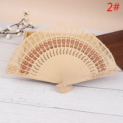 1 tk Hiina käeshoitav lehvik puidust volditud lehvikud lõhnastatud pulmapeo kingitus bambusest lehvikust pulmapeo kaunistus käsitöö