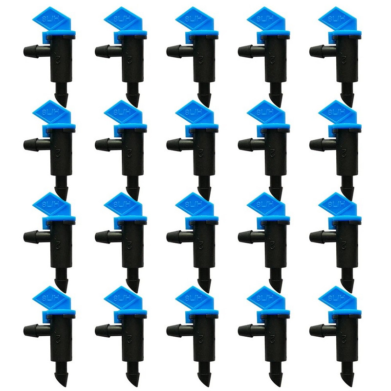 20 vnt. laistymo lašelinis skleidėjas vėliavėlės lašintuvas, skirtas 3 mm skylėms, efektyvūs sodo laistymo laistymo rinkiniai sodo reikmenys