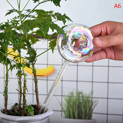 1 vnt. automatinės augalų laistymo lemputės, savaime laistymo gaubliai, stiklai, įvairios formos augalų laistymo įrenginys, vandens įrenginys lašelinio laistymo sistema