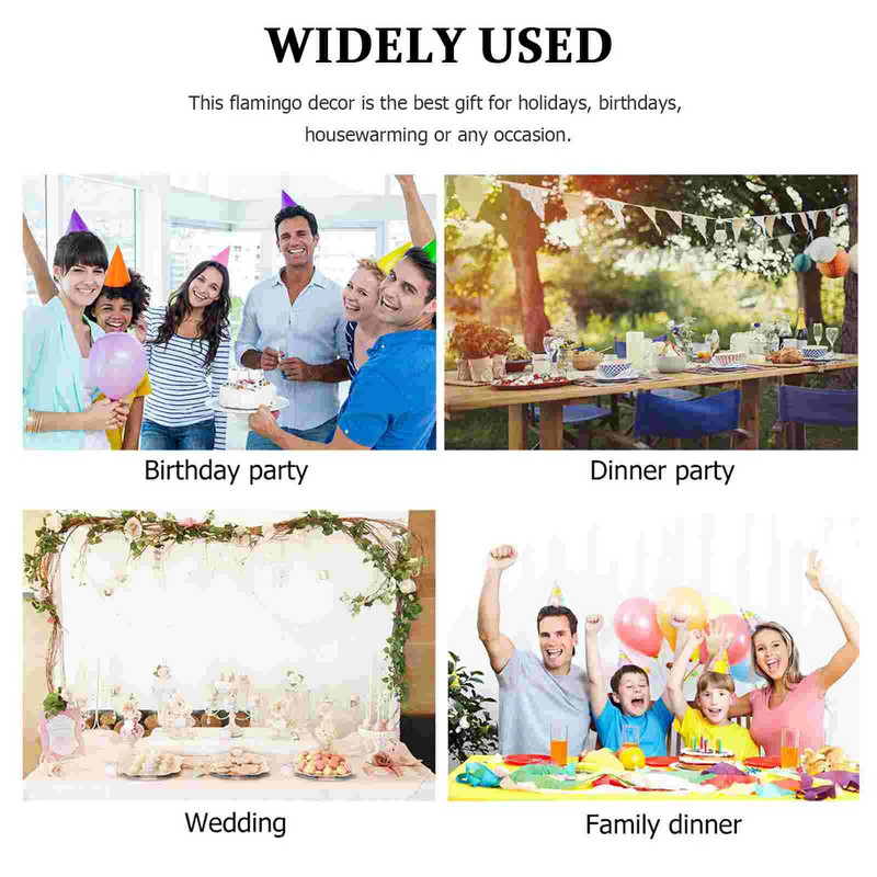 Flamingo ornamentmudelite kaunistused lauaplaadi raamaturiiuli kaunistus lauakoogi jaoks