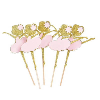 Balettlány tortakártya beillesztése Lány születésnapi parti sütés desszert asztali bővítmény