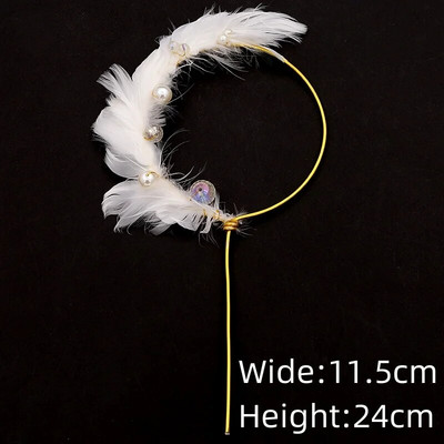 Drugelio torto viršus Geležinės gėlės Gėlių vainikas Merginos gimtadienio Vestuvių Plunksnų Vakarėlis Tortas Topper Vėliava Desertų kepimo reikmenys