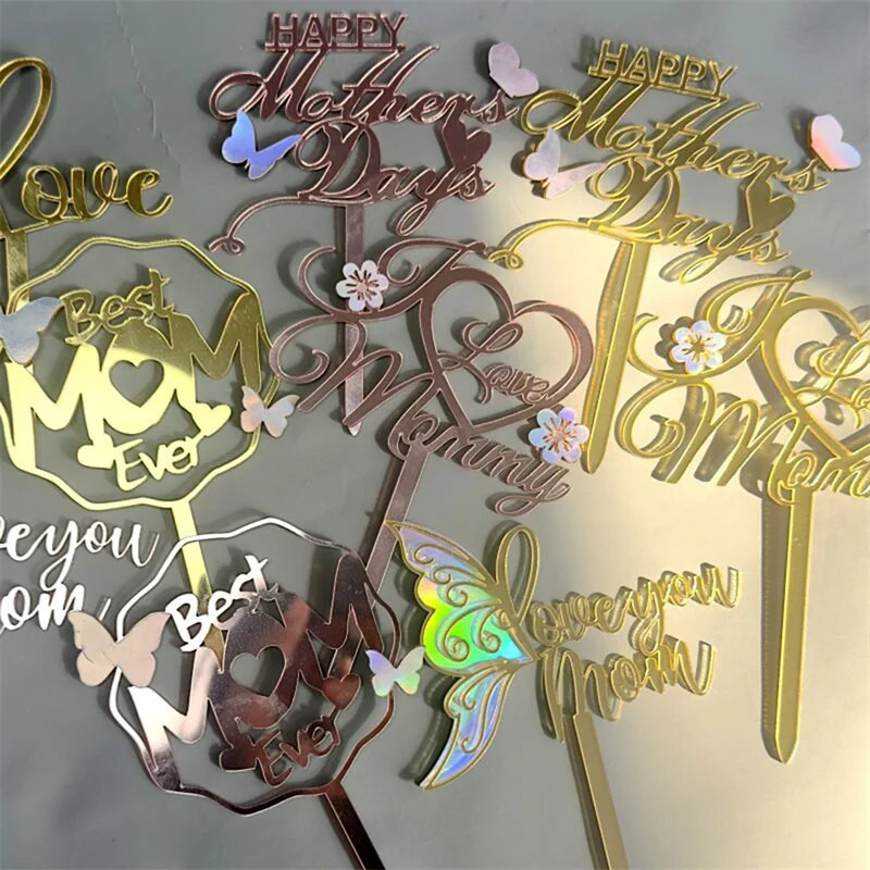 Akrilni pokrivač za tortu Mr Mrs Pokloni za zabavu Vjenčanje Šareni leptiri Pribor za ukrašavanje Pribor za pečenje Dekoracija za godišnjicu