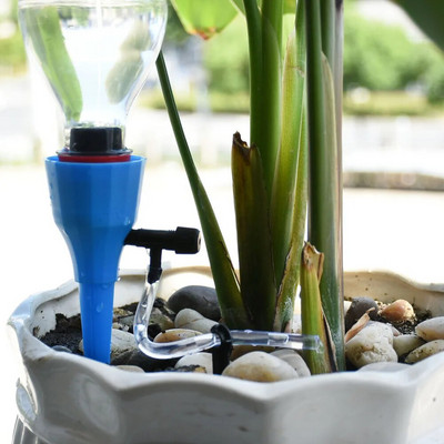 Капково напояване Автоматична саксия за растения Автоматична система за поливане на стайни растения Шипове Конусовидни растения Саксия Поливане на цветята