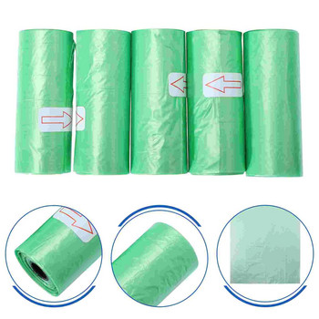 10 Rolls τσάντες πάνας για μωρά μιας χρήσης εξωτερικού χώρου Χρήσιμες σακούλες απορριμμάτων Τσάντες σκουπιδιών