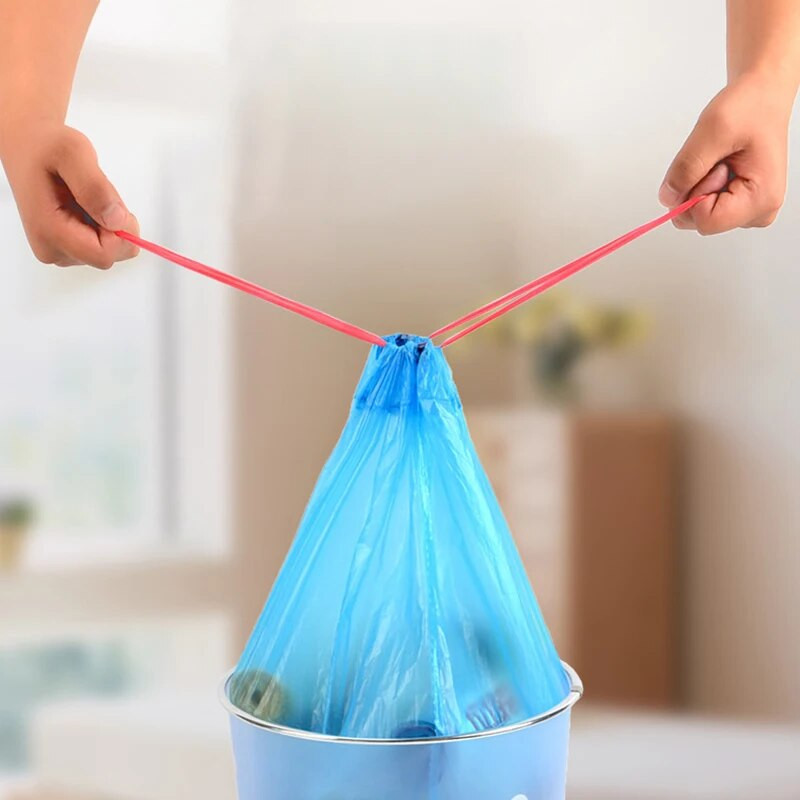 5 rulli 60 tk ühekordselt kasutatav prügikott Pingutusnöör Prügikott Paksendatud Puhastamine Prügikotid Point Break Automaatselt kokkutõmbuvad prügikotid