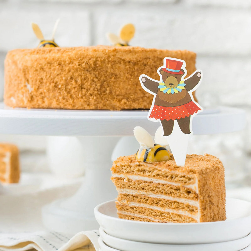 Születésnapi buli díszek Torta zászlók Papírpoharak Cirkusz Cupcake Fedők Babazuhanyhoz