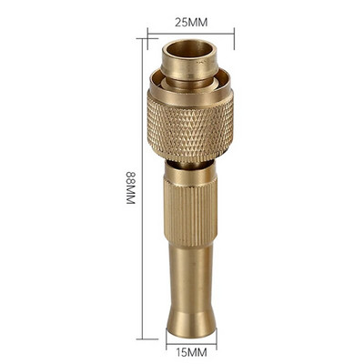 Reguleeritav messingist aia kastmise pihustuspüstoli vooliku kraani ühendus kõrgsurvekraani pihustusotsik Aiandus autopesuvahendid