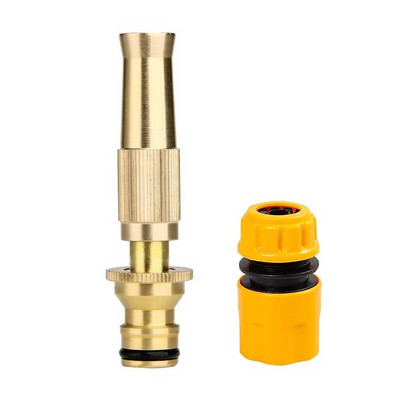 Mlaznica za raspršivanje Vodeni pištolj Mjedeni visokotlačni raspršivač s direktnim raspršivanjem Brzi priključak 1/2`` vrtno crijevo Podesivi visokotlačni perač