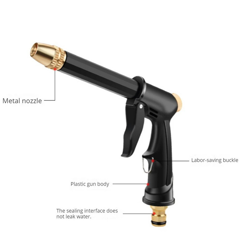 Kõrgsurvepihusti veepüstoli pesu Aia kastmisvooliku otsik Auto puhastustööriistad Autopesuri püstolid Autopesuri tööriist