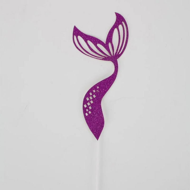 4db csillogó sellő tortafeltét Kreatív tortaválogatás dekoráció babaváró születésnapi bulihoz