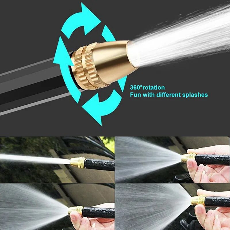 Reguleeritav kõrgsurve veepüstoli puhastus kaasaskantav aiakäsitööriist Kastmisvooliku otsik Sprinkler Vahtkeerme kiirühendus