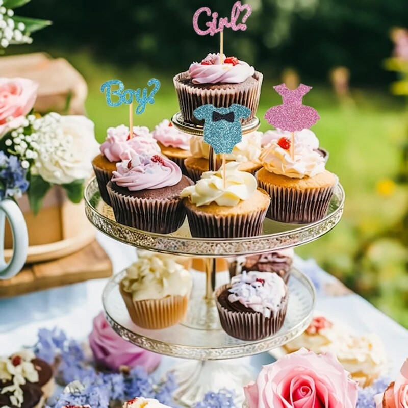 4 vnt., lytis, atskleista torto viršaus apdaila mėlynos rožės gimtadienio šventės kepimo vėliavos gimtadienio vakarėlio dekoravimo reikmenys