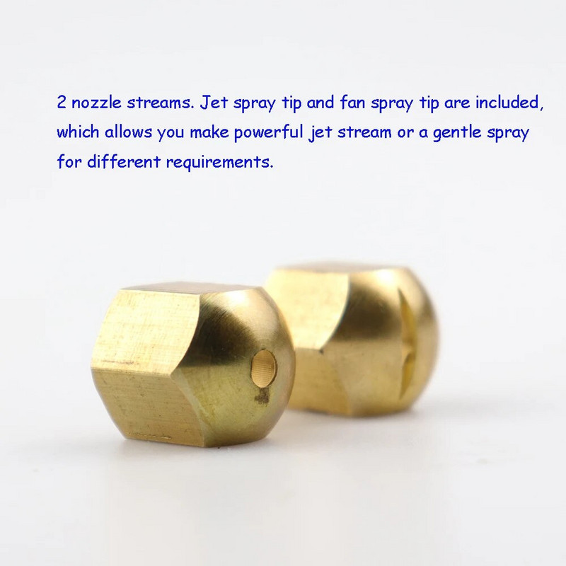 Visokotlačni vodeni pištolj Metalni vodeni pištolj za prskanje Alati za pranje automobila Vrtni visokotlačni perač s 2 mlaznice za vrtno crijevo