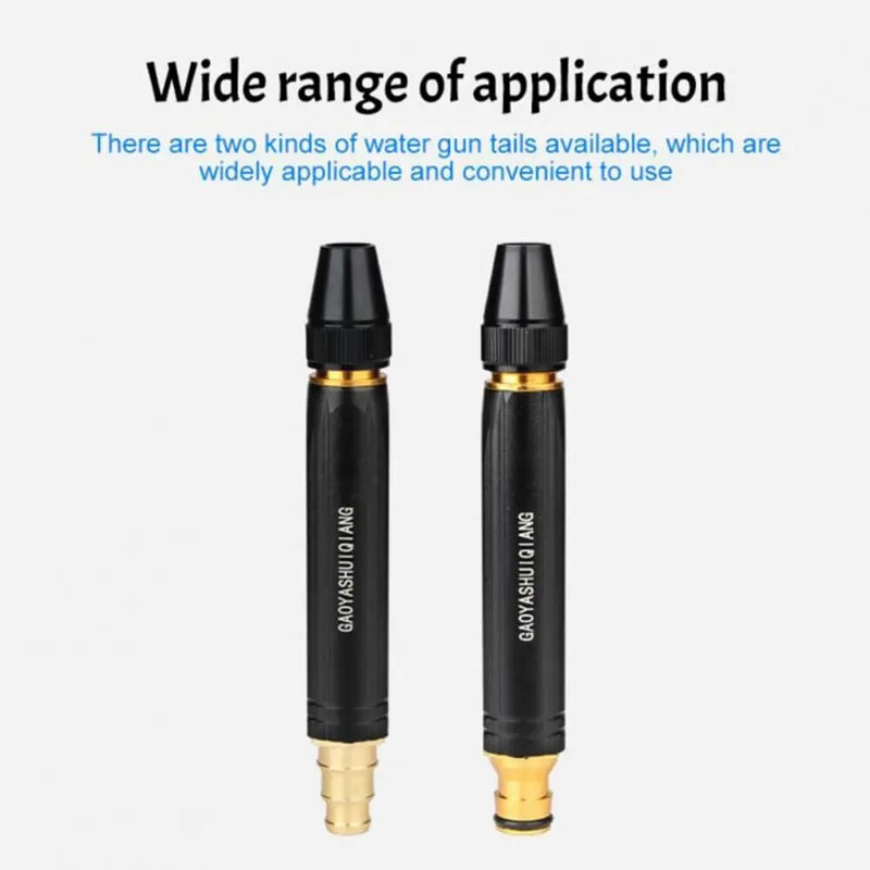 Többfunkciós, állítható nagynyomású kerti szórópisztoly kézi tömlőfúvóka öntöző Kerti szerszám virágfű permetezéséhez