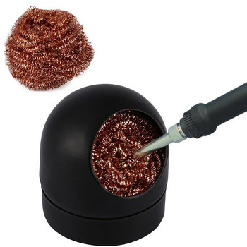 ESPLB-Clip de soldadura de hierro negro/dorado, limpiador de limpieza de acero con esponja y soporte gadgets κουζίνας