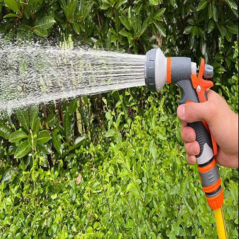 8 režiimi Kõrgsurve kastmispüstol Aiapihusti Niisutus Kastmisdüüs Taim Muruaed Kastmisvihmut Sprinkleri Puhastus