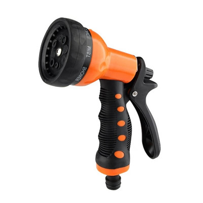 8 mintás vízpisztoly, többfunkciós autómosó gép, állítható szórópisztoly háztartási fűöntözőhöz, kerti öntözőeszközhöz