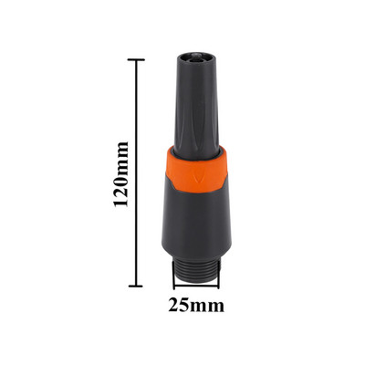 Kasulik otsesissepritsevooliku otsik Aia veepüstol Kõrgsurvepesuri veepüstoli otsik Sprinkler Aia kastmistööriist