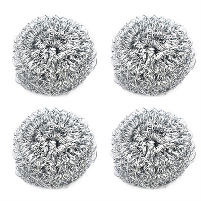 Puodų plovimo valymas plieninio rutulio nuimama šepetėlio galvutė, kurią lengva pakeisti į virtuvės valymo šepetėlio įrankį