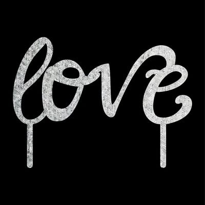 Ljubavne zastavice za vjenčane torte Višebojne akrilne nadvlake za torte za godišnjicu vjenčanja Vruća rasprodaja